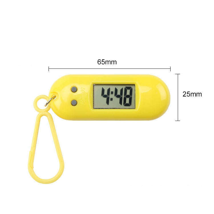 2 PCS Y01 Student Exam Electronic Watch Backpack Hanging Watch with Keychain, Random Color Delive...