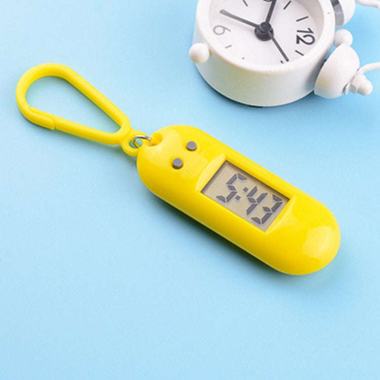 2 PCS Y01 Student Exam Electronic Watch Backpack Hanging Watch with Keychain, Random Color Delive...