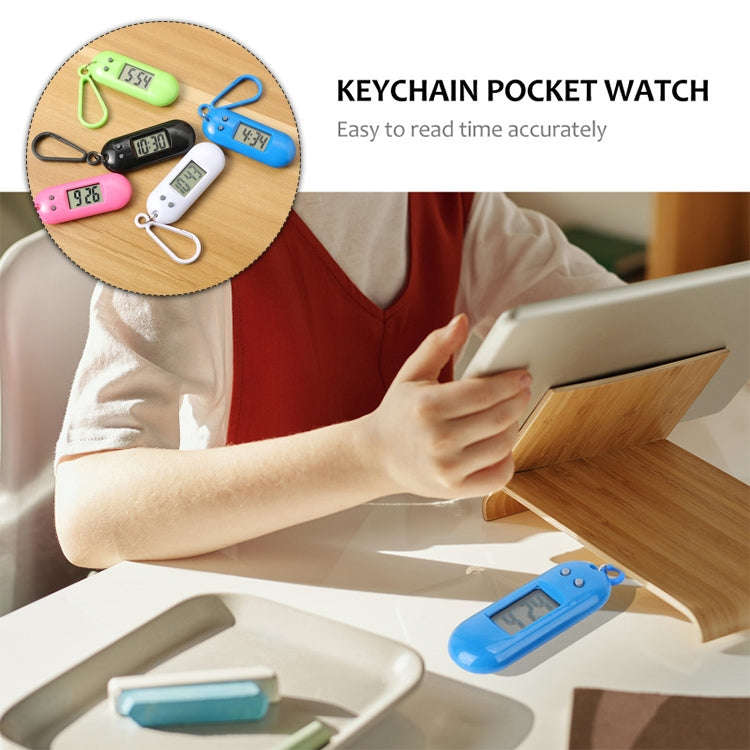 2 PCS Y01 Student Exam Electronic Watch Backpack Hanging Watch with Keychain, Random Color Delive...
