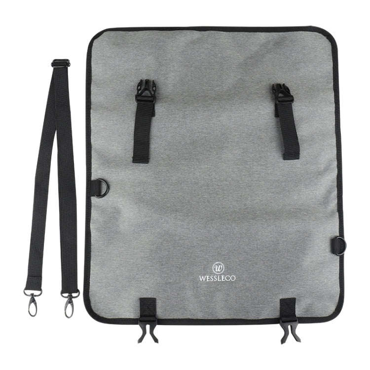 WESSLECO Chef Knife Tool Storage Bag Oxford Cloth Knife Bag, WESSLECO Gray