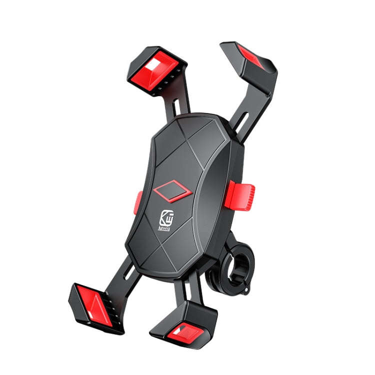 Kewig Reflection To Fall Shockproof Bicycle Bracket Motorcycle Four-Claw Mobile Phone Holder, M113-A