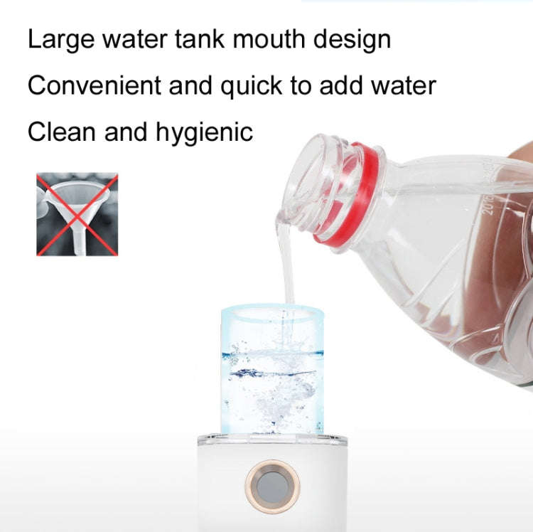 Portable Rechargeable Water Replenishing Device Beauty Humidifying Sprayer, Colour: No. 4 White, ...