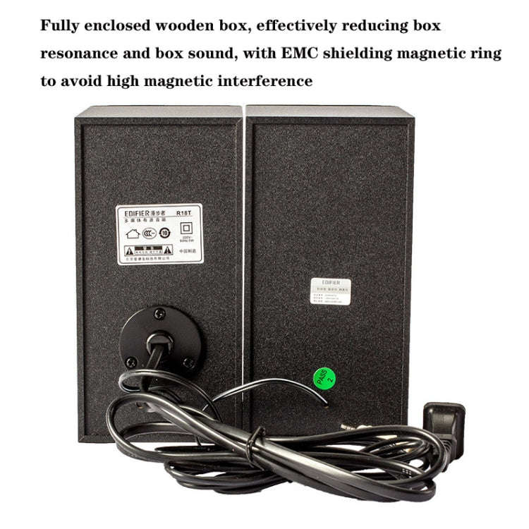 Edifier R18T Notebook Desktop Computer Mini Speaker Small Subwoofer, US Plug, R18T