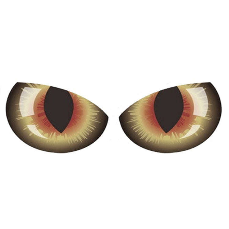 1pc Car Reflective Car Sticker Rearview Mirror Eye Funny Sticker 3D Scratch Blocking Body Sticker...