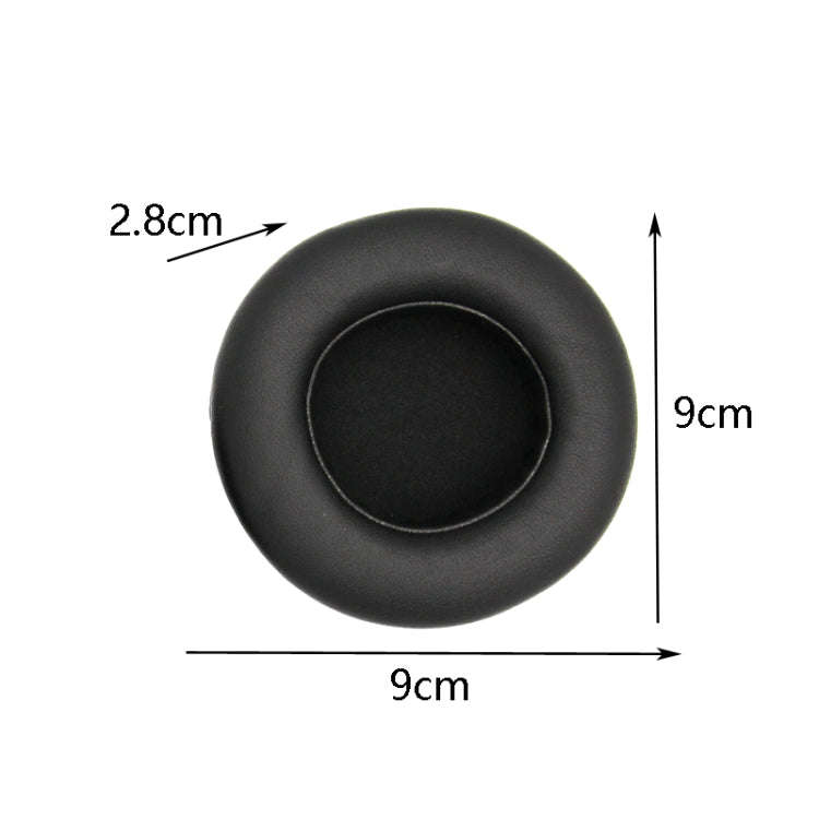 1 Pair Thicken Sponge Headset Set 90mm Earmuffs For Kraken 7.1 V2 Pro, Black, Orange