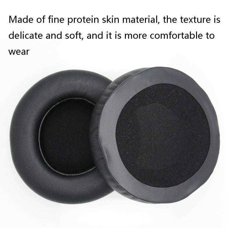 1 Pair Thicken Sponge Headset Set 90mm Earmuffs For Kraken 7.1 V2 Pro, Black, Orange