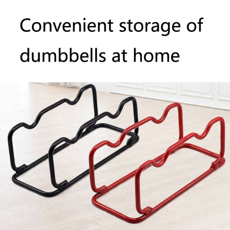 Gym Vertical Dumbbell Rack Dumbbell Holder, Specification:, Small (Black), Small (Red), Large (Bl...