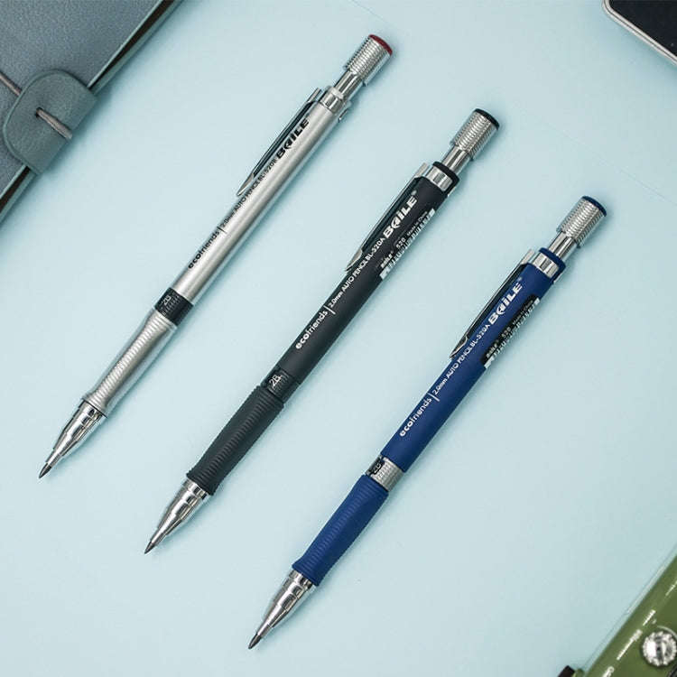 Baile 2.0mm Exam Push-out Drawing Drawing Writing Activity Automatic 2B Pencil, Blue