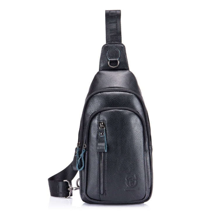 BUFF CAPTAIN 100 Men Leather Crossbody Shoulder Bag First-Layer Cowhide Multi-Function Sports Cas...