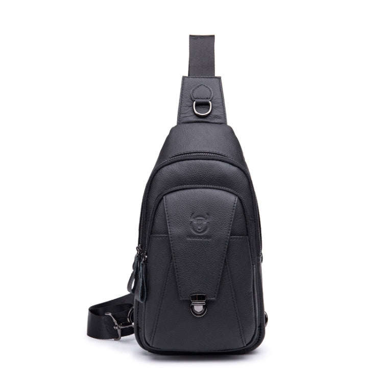 BUFF CAPTAIN 110 Men Leather Shoulder Bag First-Layer Cowhide Leather Multi-Function Chest Bag