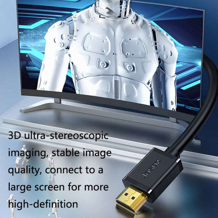 Jasoz 4K HDMI High-Definition Projector Cable Computer Video Cable Oxygen-Free Copper Core, Cable...