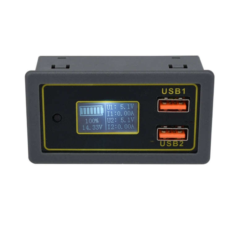 Car DC Voltage Electricity Table 12/24V Battery Lead-Acid Battery Turn 5V USB Fast Charge Display...