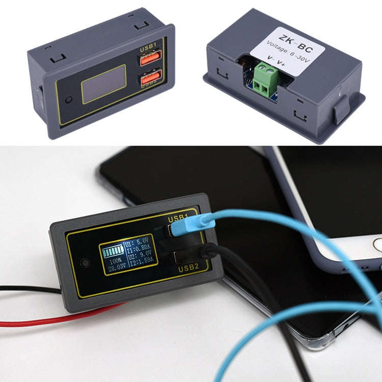 Car DC Voltage Electricity Table 12/24V Battery Lead-Acid Battery Turn 5V USB Fast Charge Display...