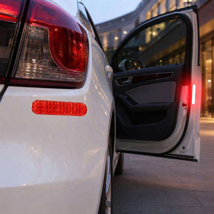 10 Sets High-brightness Laser Reflective Strip Warning Tape Decal Car Reflective Stickers Safety ...