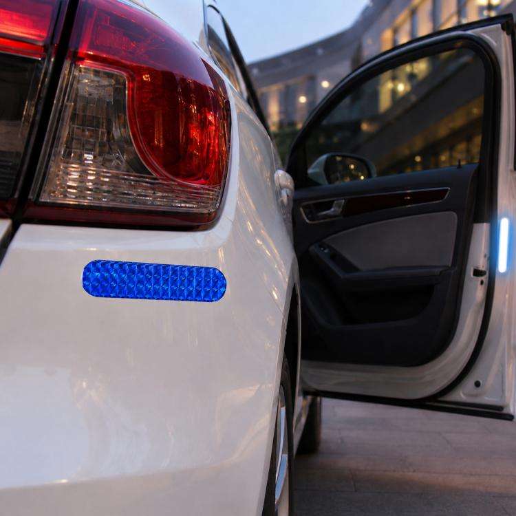 10 Sets High-brightness Laser Reflective Strip Warning Tape Decal Car Reflective Stickers Safety ...