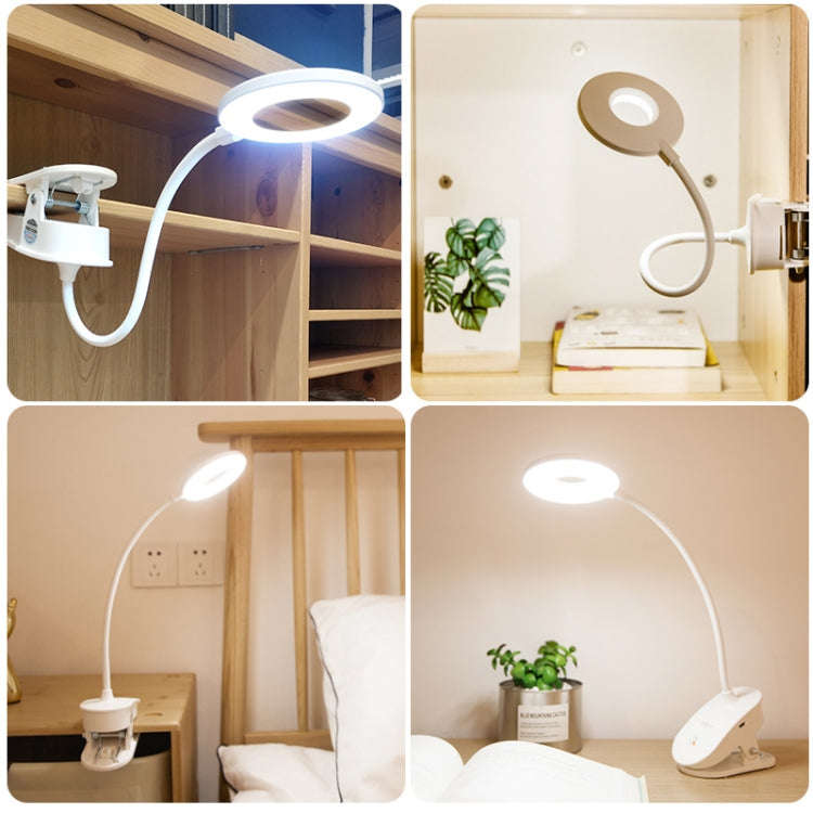 YAGE YG-8102 2W 18LEDs Touch Switch 3-Level Dimming Clip Desk Lamp Eye Protection LED Light