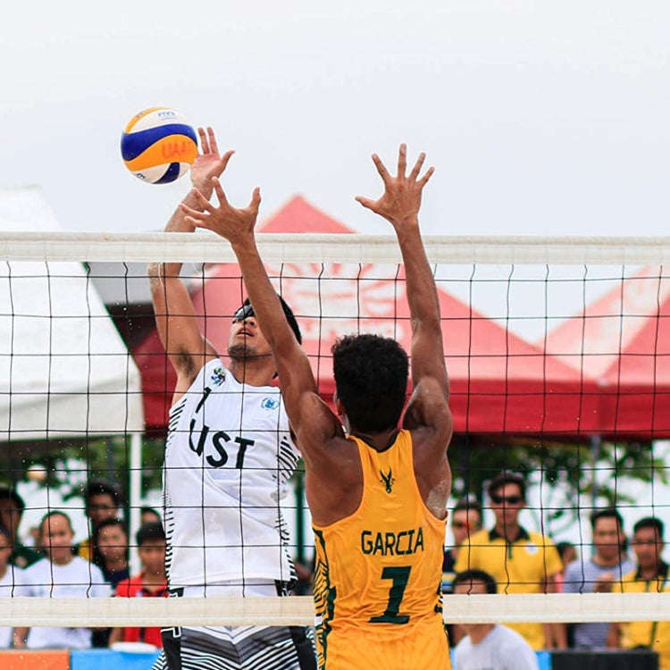 Polyethylene Knotted Four Wraped Sides Beach Volleyball Net For Competition / Training, Beach Vol...