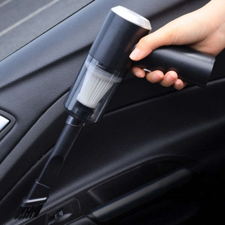 Car Dry And Wet Wireless Handheld Vacuum Cleaner, Black, White