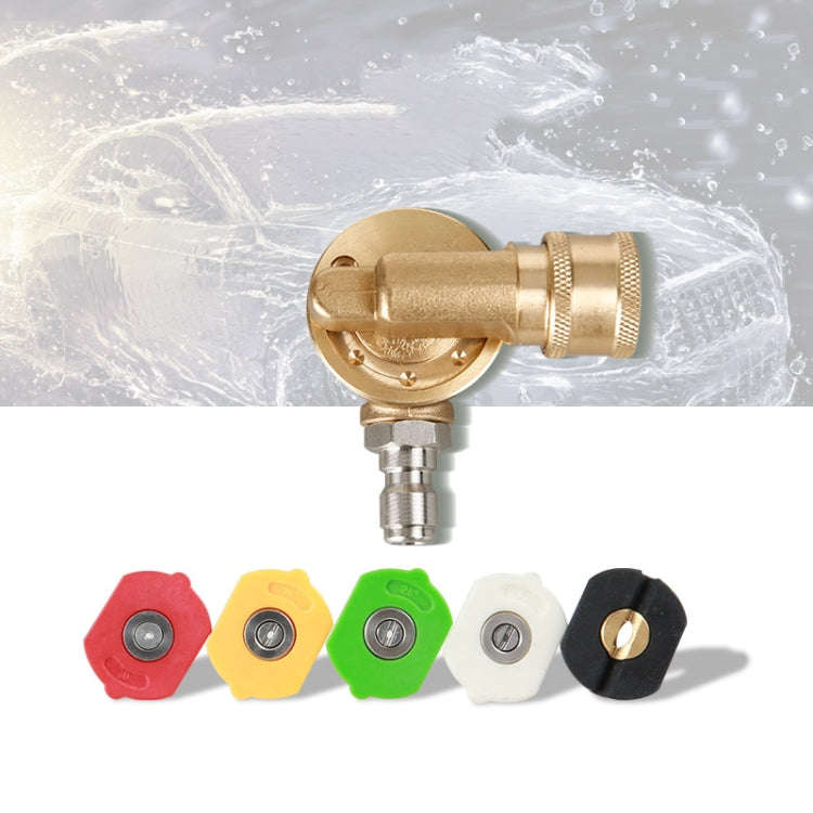 High Pressure Cleaning Machine Accessories Brush Head 240 Degrees Rotating 1/4 Live Joint, 240 De...