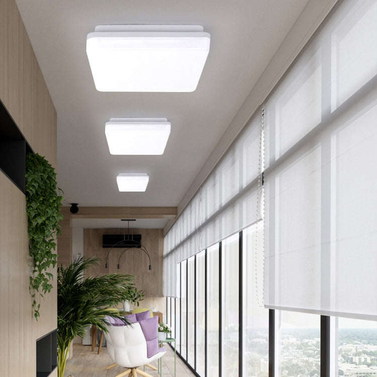 LED Ceiling Lamp Waterproof Moisture-Proof Dustproof Supply Light Bathroom Balcony Lamp, 230mm 18...