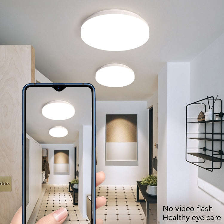 LED Ceiling Lamp Waterproof Moisture-Proof Dustproof Supply Light Bathroom Balcony Lamp, 230mm 18...