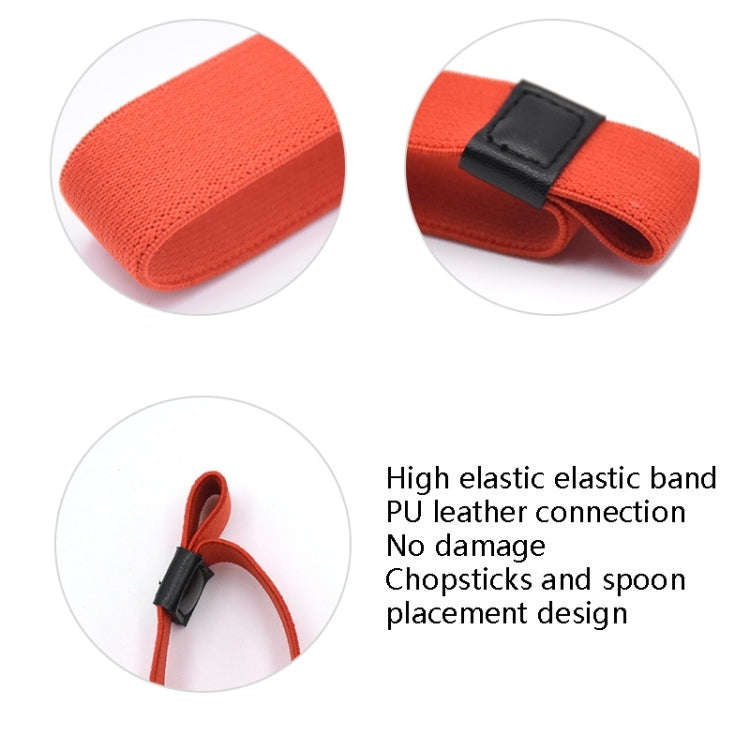 Lunch Box Straps High Elastic Double-Layer Fixed Paste Belt, Lunch Box Straps(Red), Lunch Box Str...