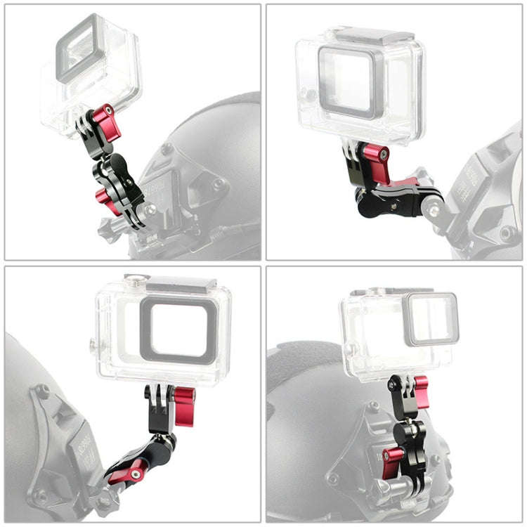 Aluminium Alloy 360 Degree Rotating Mount Adapter Adjustable Arm Connector for GoPro HERO9 Black ...