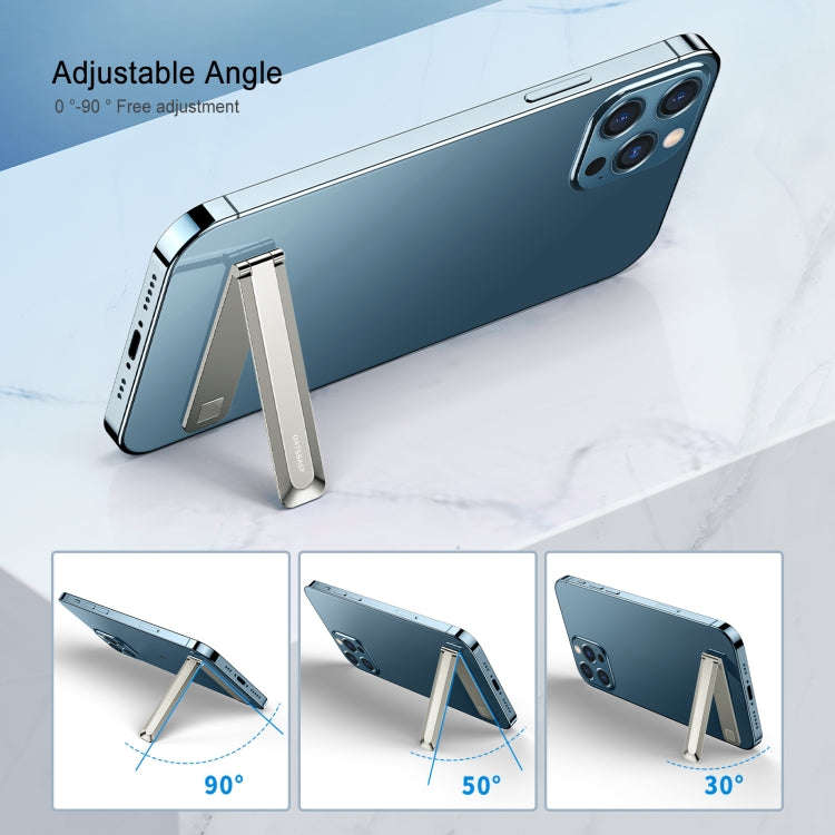 Oatsbasf 03654 Mini Mobile Phone Holder Back Sticker Portable Folding Desktop Multifunctional Mag...