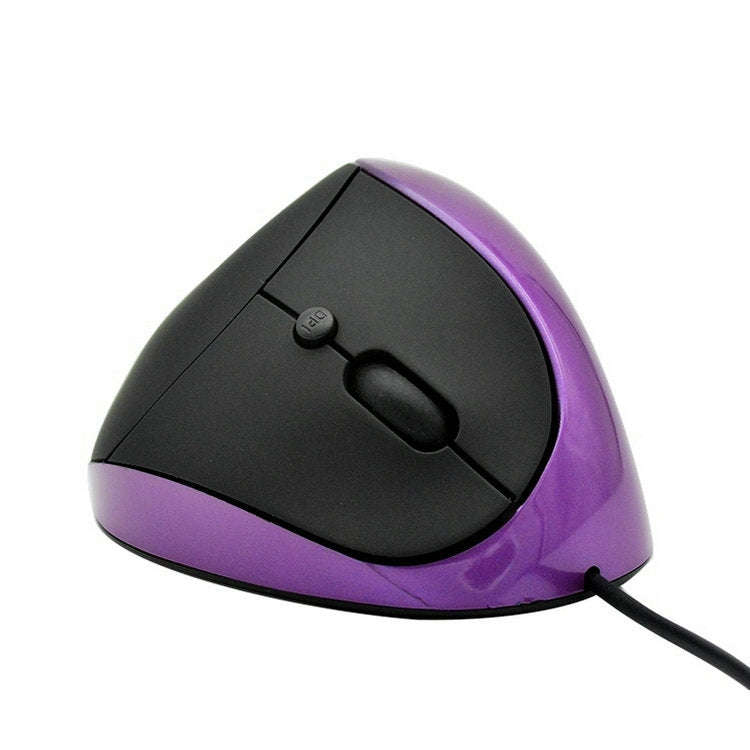 JSY-05 6 Keys Wired Vertical Mouse Ergonomics Brace Optical Mouse, White, Red, Purple, Blue, Blac...