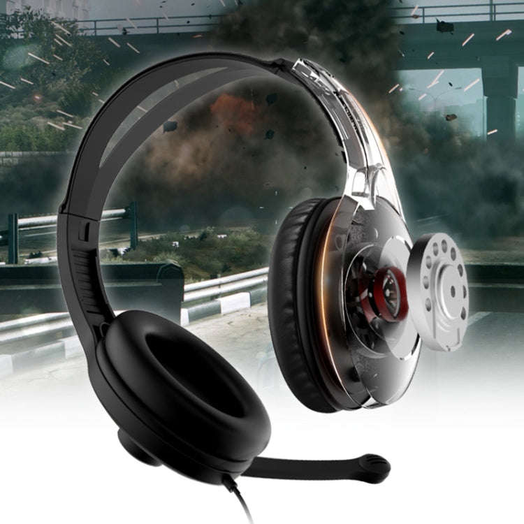 Edifier K800 Desktop Computer Gaming Headset with Microphone, Cable Length: 2m, Style:USB, K800 U...