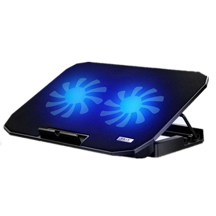 ICE COOREL N106 Laptop Base Adjustment Radiator Dual-Fan Notebook Cooling Bracket, Standard Versi...