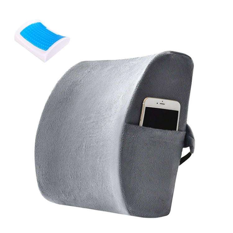 Office Waist Cushion Car Pillow With Pillow Core, Style:, Memory Foam, Gel Type