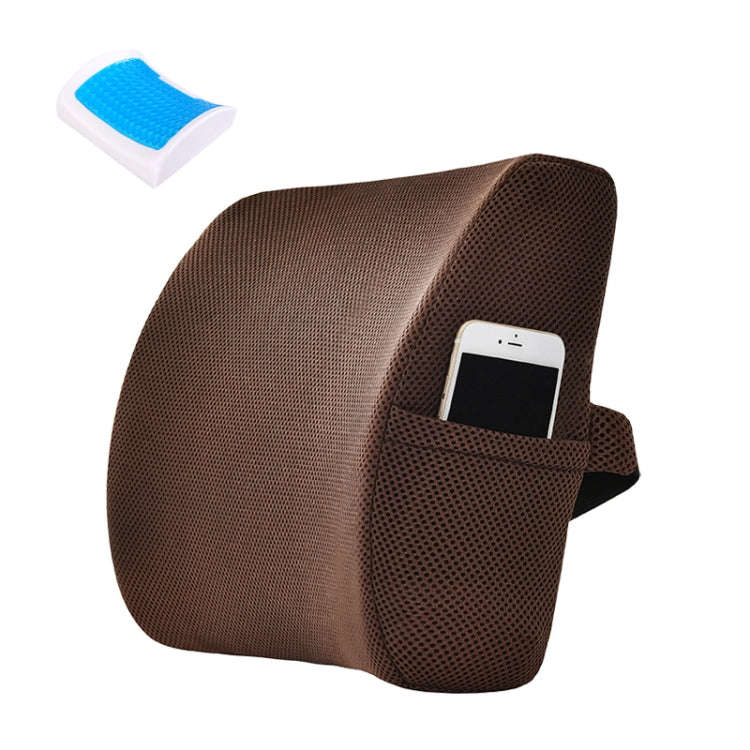 Office Waist Cushion Car Pillow With Pillow Core, Style:, Memory Foam, Gel Type
