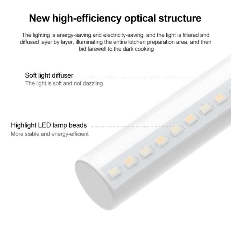 DMK-025 Smart Cabinet Lamp Kitchen Mirror Front Light, Touch + Human Body Induction, Hand Scan Ti...