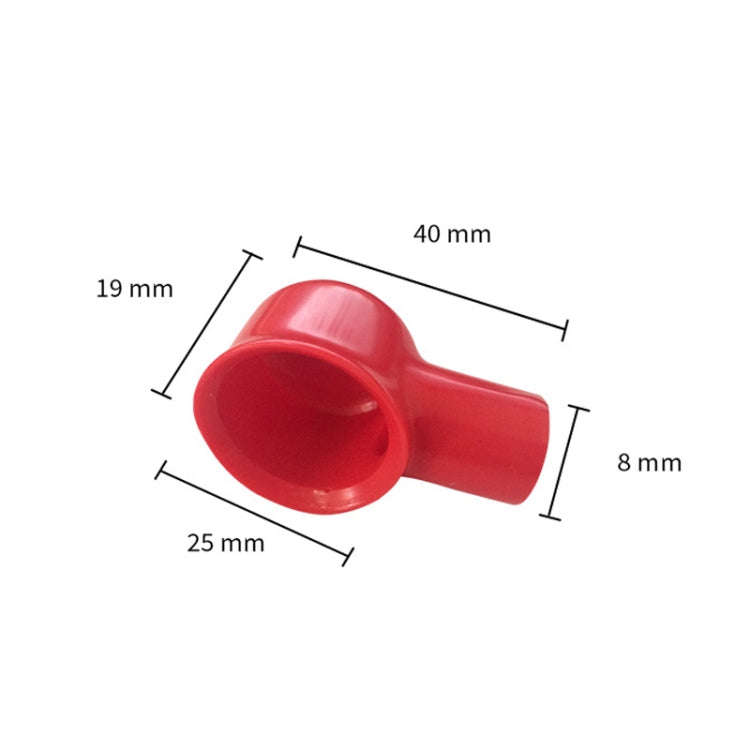 5 Pair Car Battery Clip Protective Cover Dust Cap PVC Insulated Protective Cover Harness End Prot...