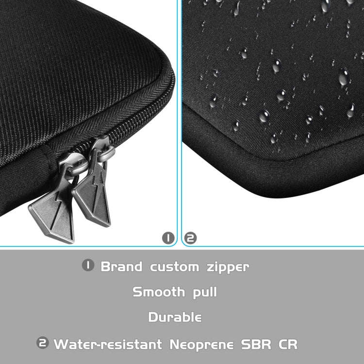 Universal PU Leather + Nylon Waterproof Zipper Portable Keyboard Storage Bag For Apple Wireless K...