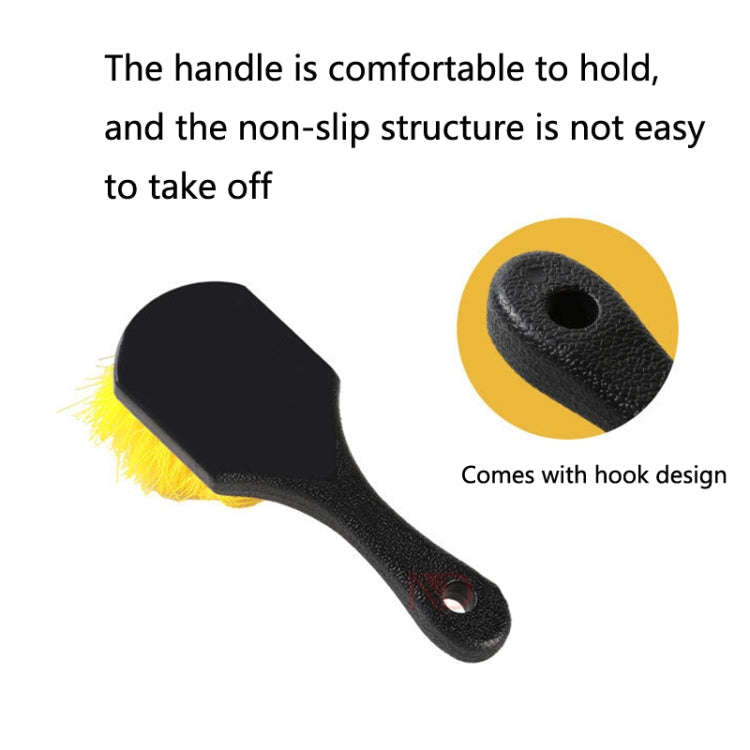 Automobile Tires Multifunctional Short-Handled Cleaning Long-Bristle Brush