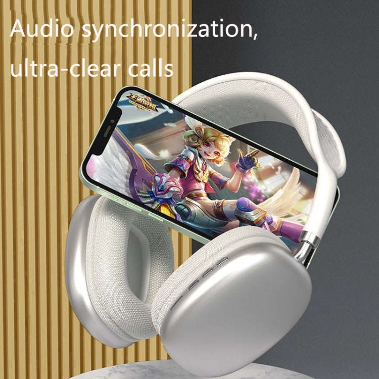 P9 Bluetooth 5.1 Subwoofer Wireless Headset Support AUX / TF Card, P9 (Black), P9 (White), P9 (Re...
