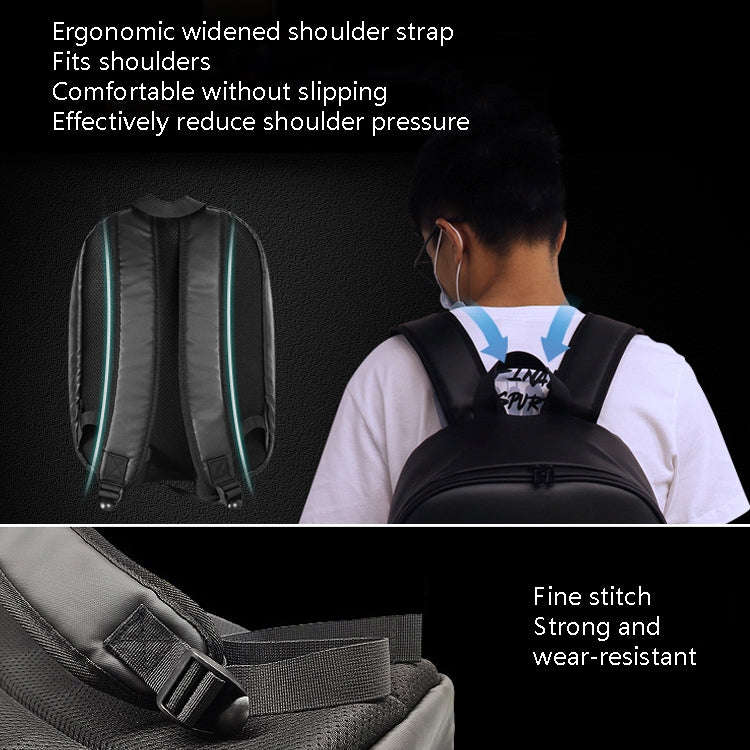 LED Display Backpack Smart Advertising Screen Waterproof PU Backpack, PU Backpack