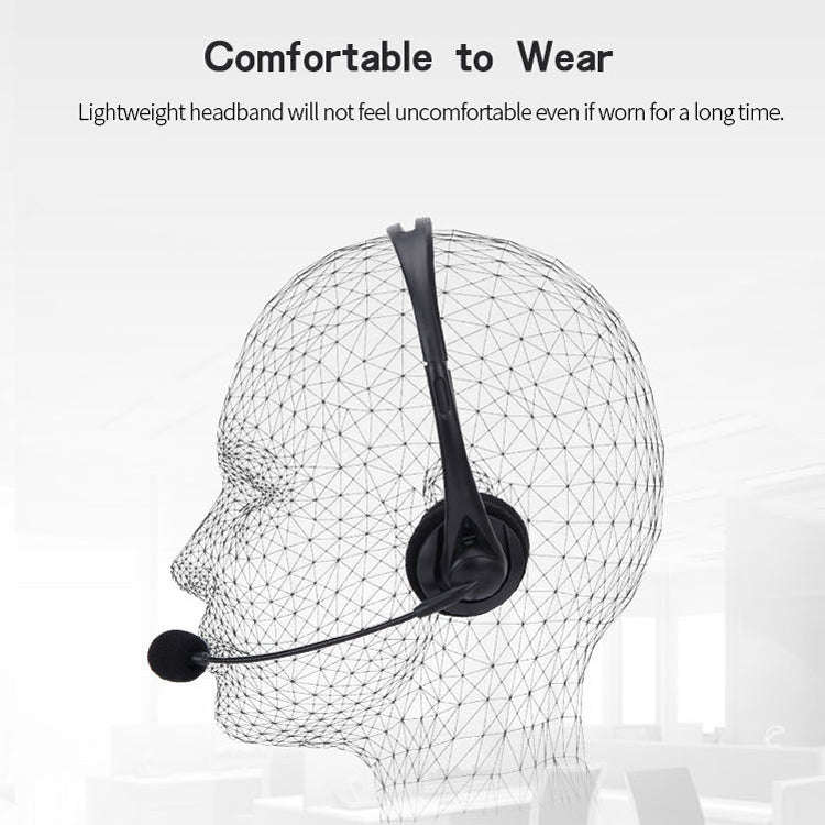 SOYTO SY490 Teaching Office Network Class Student Education Computer Headset, Style:, Double Ear ...