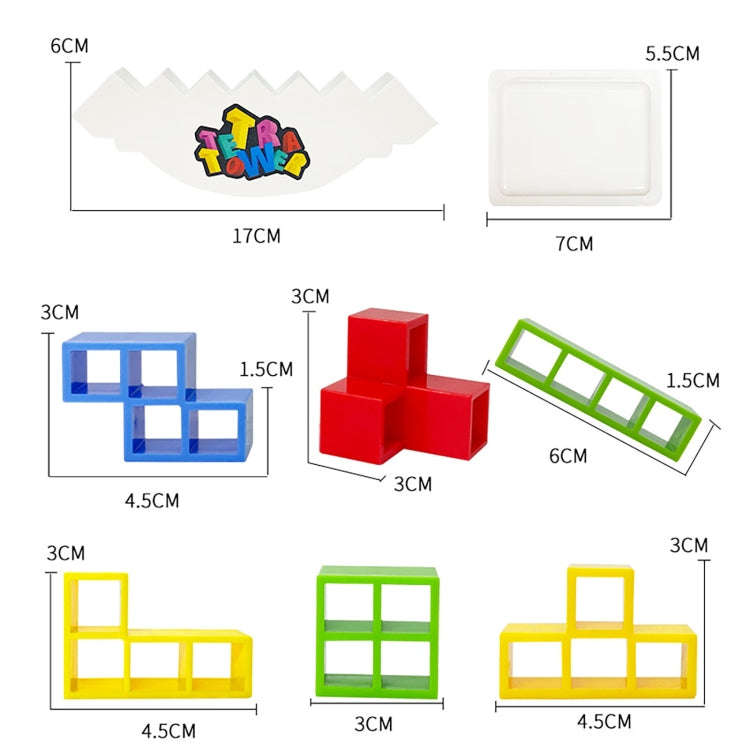 Balance Game Stacking Block Tabletop Interaction Toy, Balance Game Toy