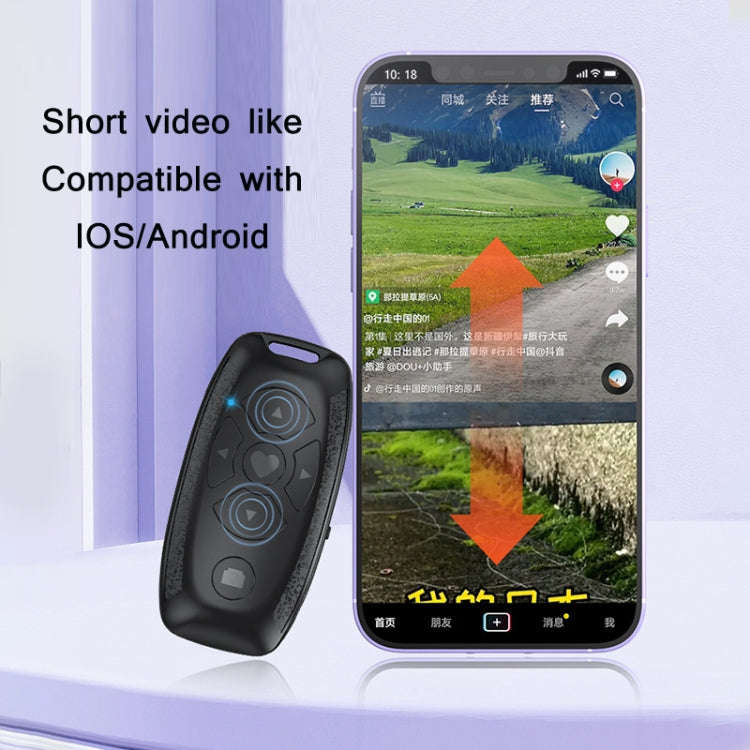 S86 Car Key Shape Multifunctional Bluetooth Selfie Video Remote Control, S86 Black, S86 White, S8...