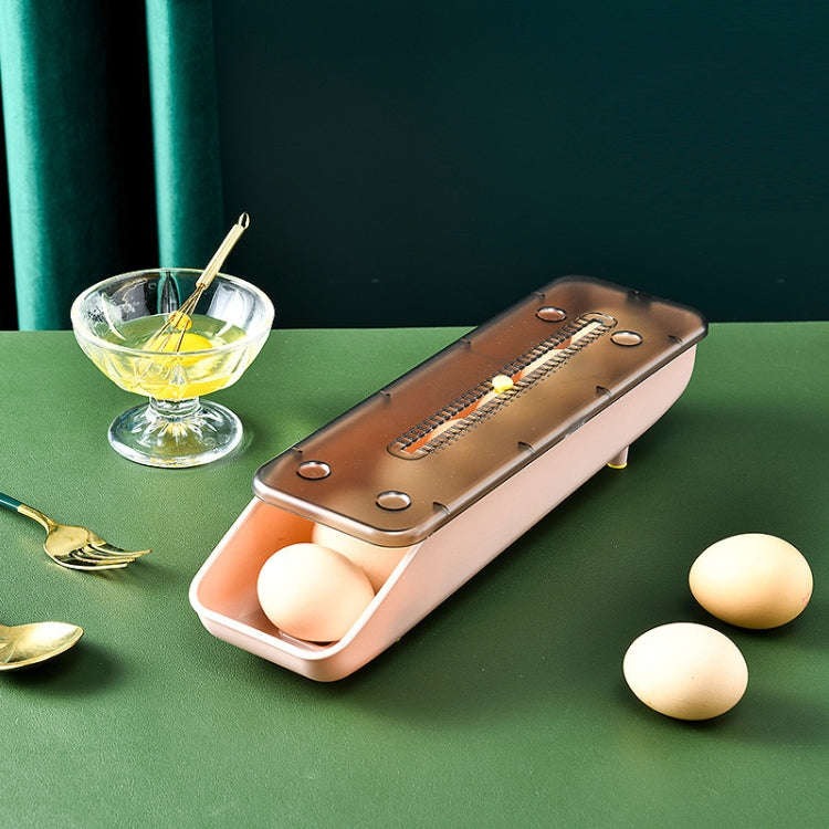Automatically Fill The Egg Storage Box Refrigerator Fresh-Keeping Box, 1 Layers Green, 1 Layers  ...