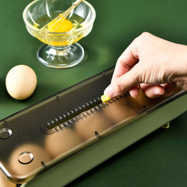 Automatically Fill The Egg Storage Box Refrigerator Fresh-Keeping Box, 1 Layers Green, 1 Layers  ...