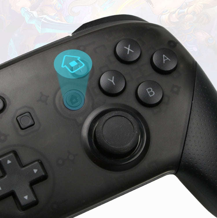 L-0326 Wireless Gamepad For Switch Pro,Style:, Black, Green Pink, Black - Full Function + NFC + W...