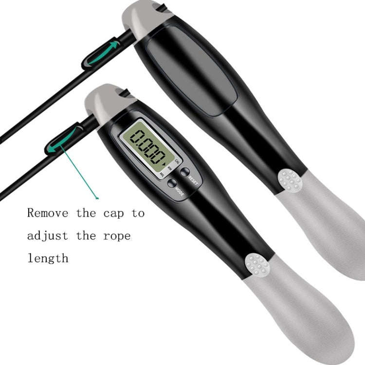 Sport Electronic Counting Wire Skipping Rope, Style: Cordless (Green), Cordless (Gray), Cordless ...