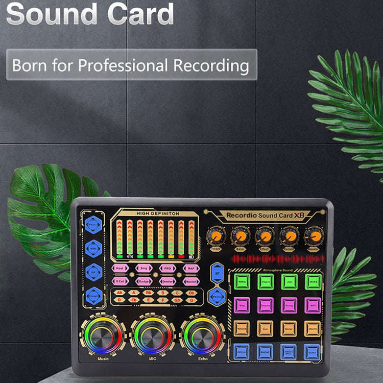 Live Microphone Equipment Sound Card, GAX-X8