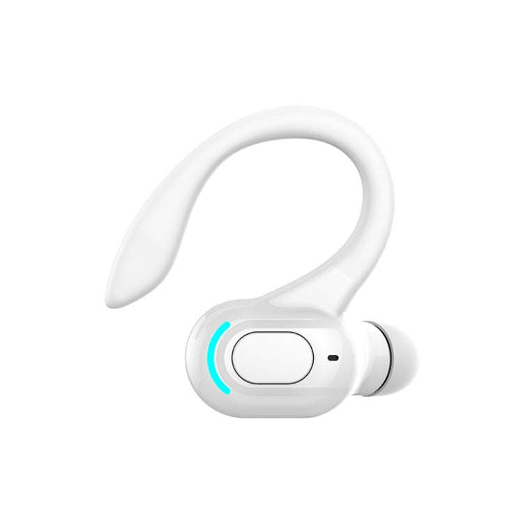 F8 Bluetooth 5.1 Ear-Mounted Stereo Wireless Sports Earphone, Single Earphone (Black), Single Ear...