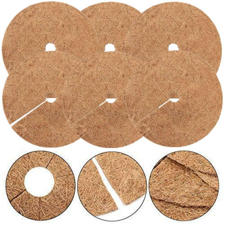 6 PCS/Set Plant Root Antifreeze Flowerpot Coconut Palm Flat Mat, Size:, 20cm, 30cm