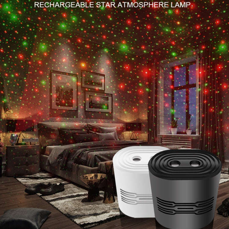 C209 USB Charge Mini Laser Stage Atmosphere Light, Single Star Style (White), 8 In 1 Style (Black...